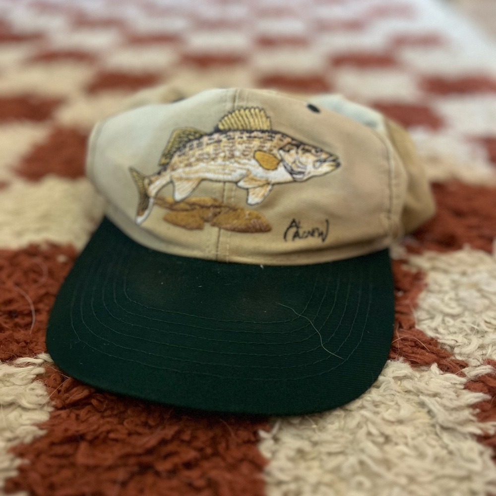 Vintage Fishing Trucker Hat Al Agnew